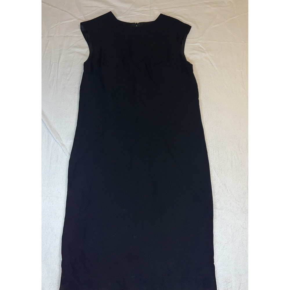 Little Black Dress Smal Cap Sleeve Cocktail Shealth Pencil Minimalist MIDI
